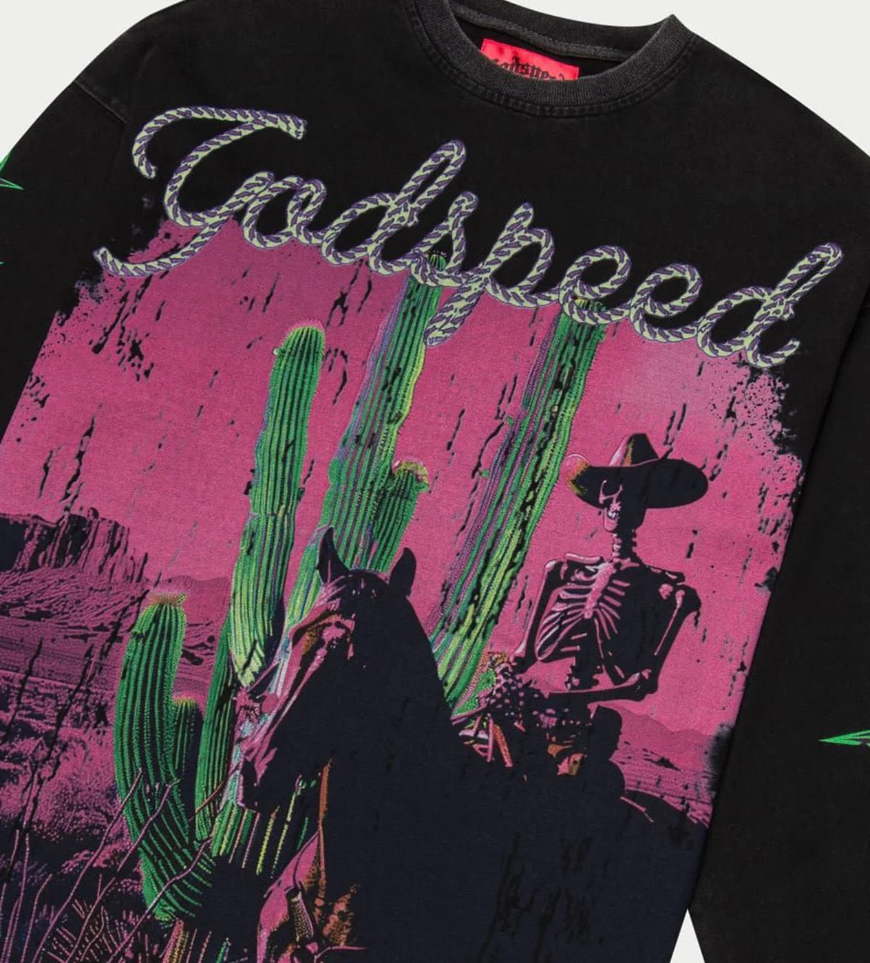 GODSPEED WESTWORLD L/S TEE BLACK