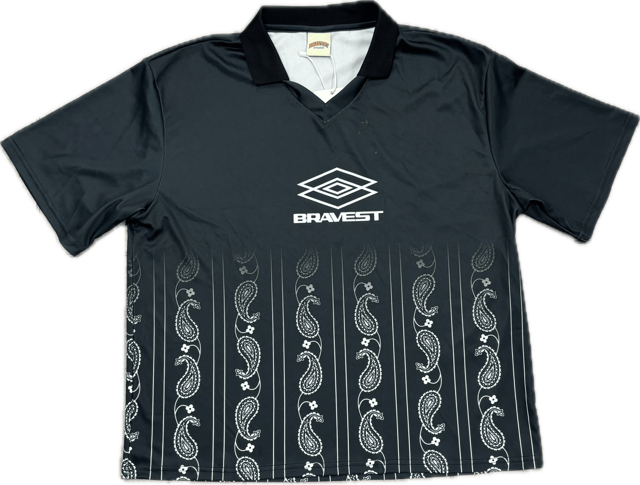 BRAVEST SOCCER JERSEY - BLACK
