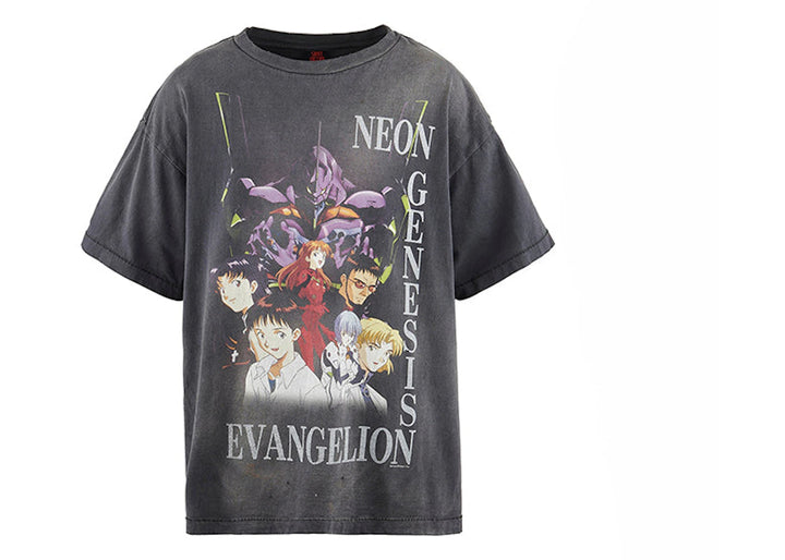 Saint Mxxxxxx Evangelion Neon Genesis Tee Black