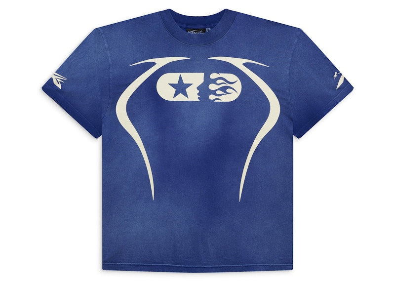 Hellstar Warm Up T-shirt Blue