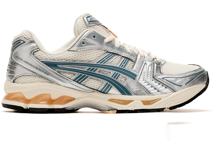 ASICS Gel-Kayano 14 Birch Pure Silver Teal Gold