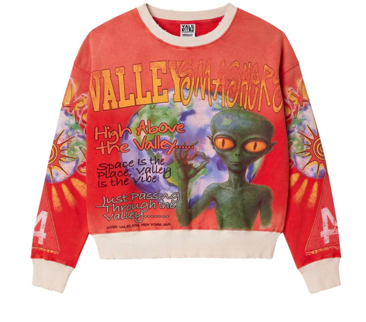 Vale Forever Alien Crewneck "Red"