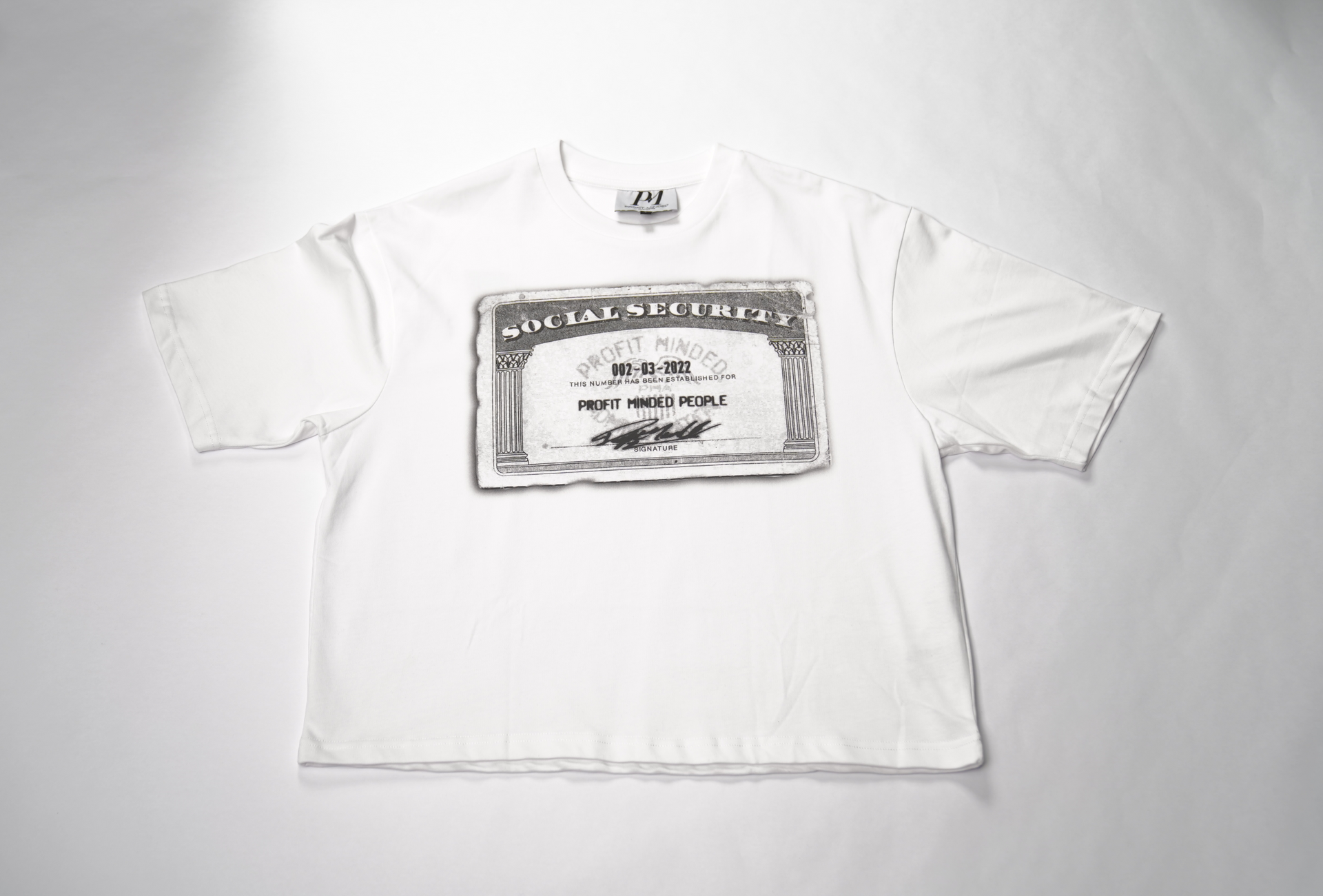 Pofit Minded SSN Tee White/Black