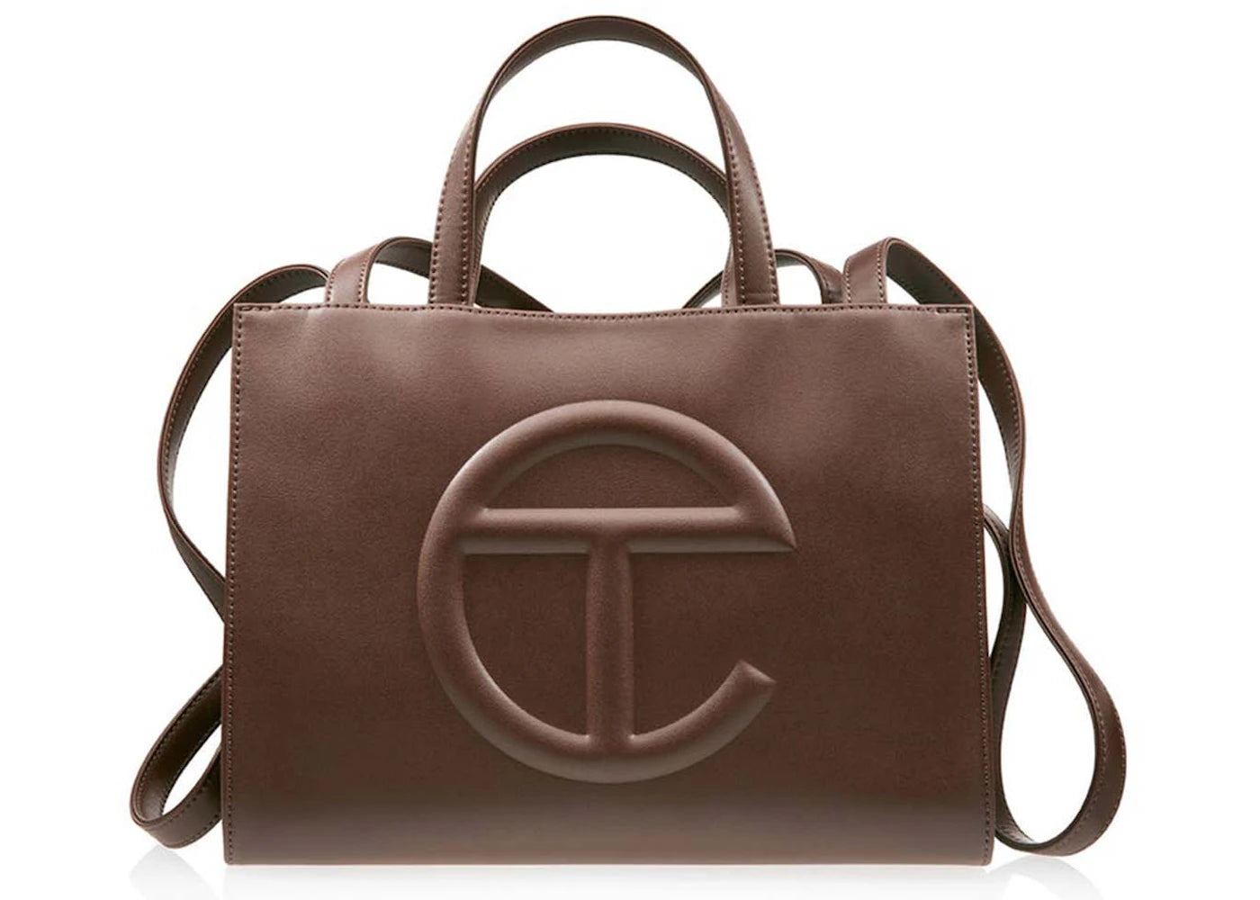 Telfar SHMedium Shopping Bag Chocolate