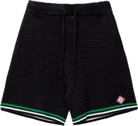 CASABLANCA TENNIS CROCHET SHORTS