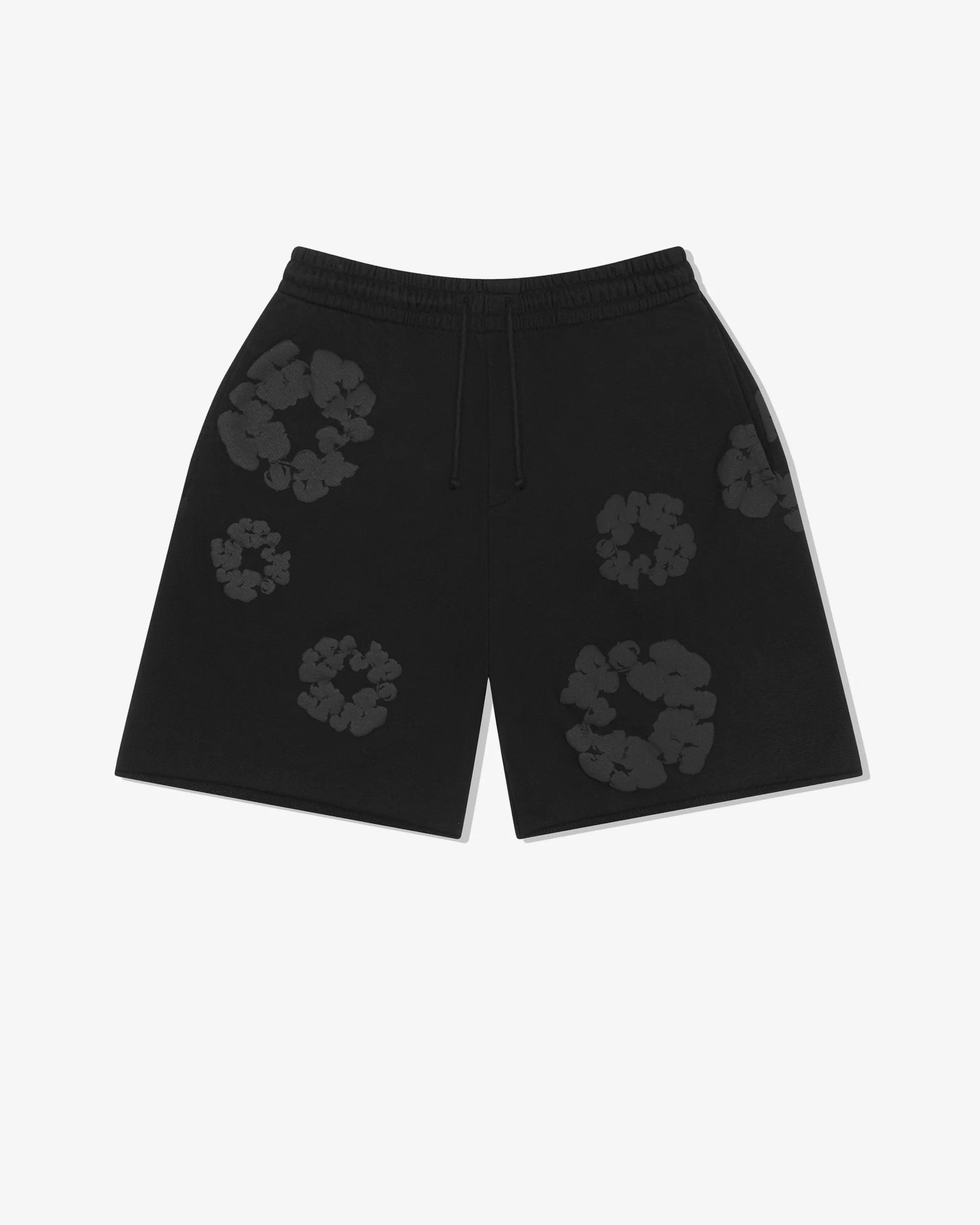 Denim Tears Mono Wreath Sweatshorts Black