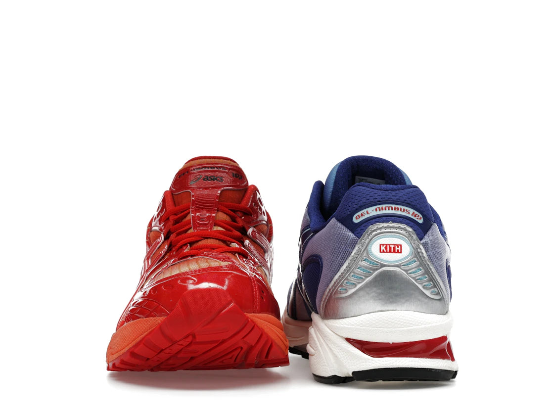 ASICS Gel-Nimbus 10.1 Kith Marvel vs. Capcom Iron Man vs. Mega Man Sealed Box (Comic Included)