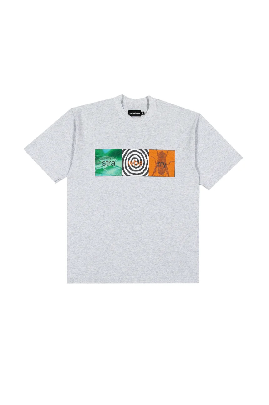 Strawberry Brand Flies Bones Tee