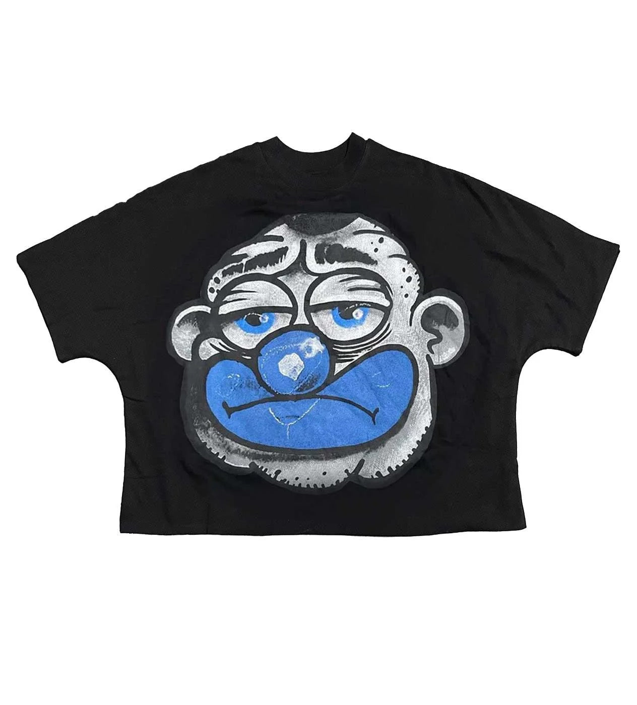 BILLIONAIRE STUDIOS BLOO FROWN TEE BLACK