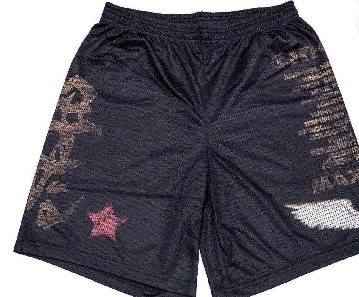 Cactus Jack Navy Mesh Shorts