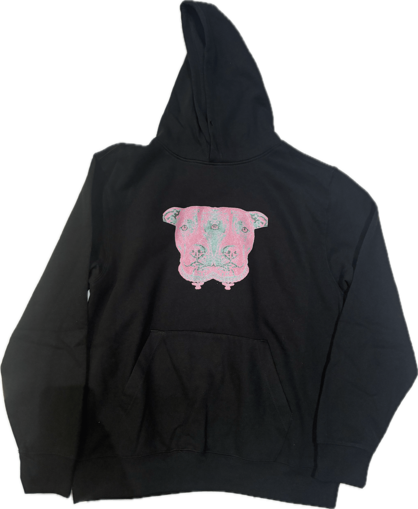 Vette My Dawg Hoodie Black / Pink