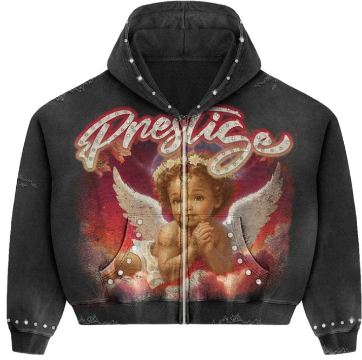 Prestige Angel Black/Red Hoodie