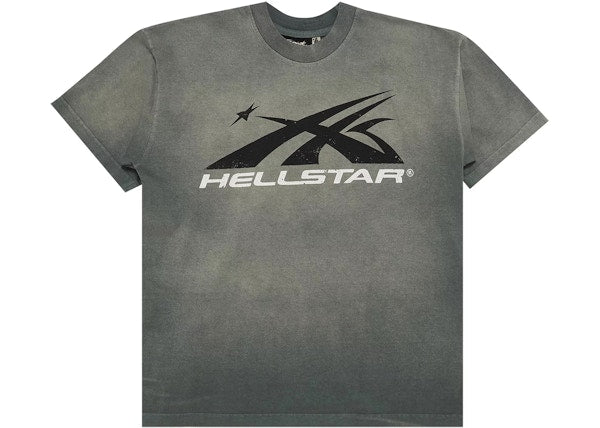 Hellstar Gel Sport Logo T-shirt Grey