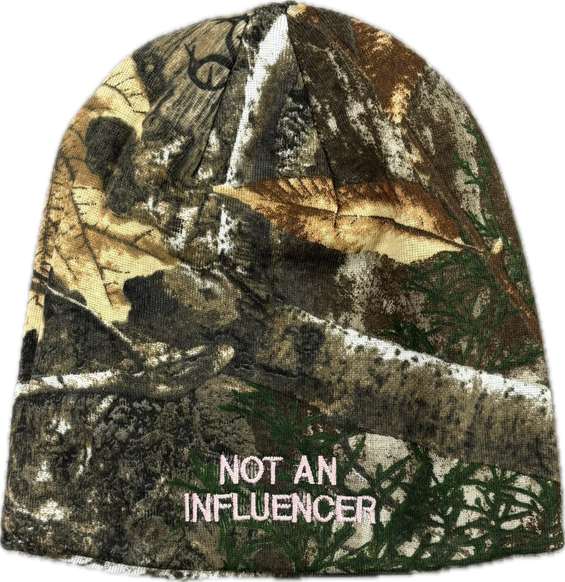 Not An Influencer Camouflage Beanie