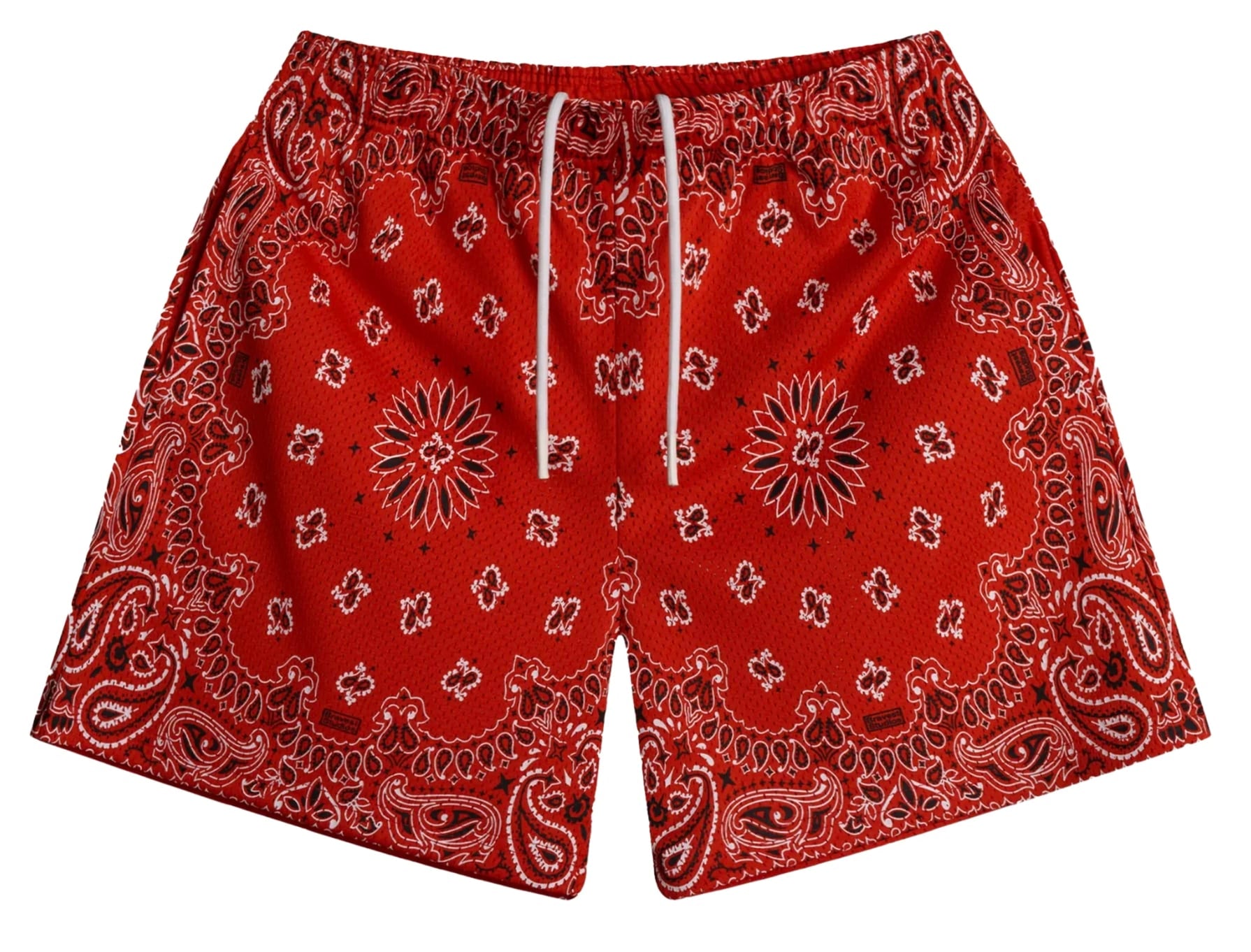 Bravest Red Paisley Shorts