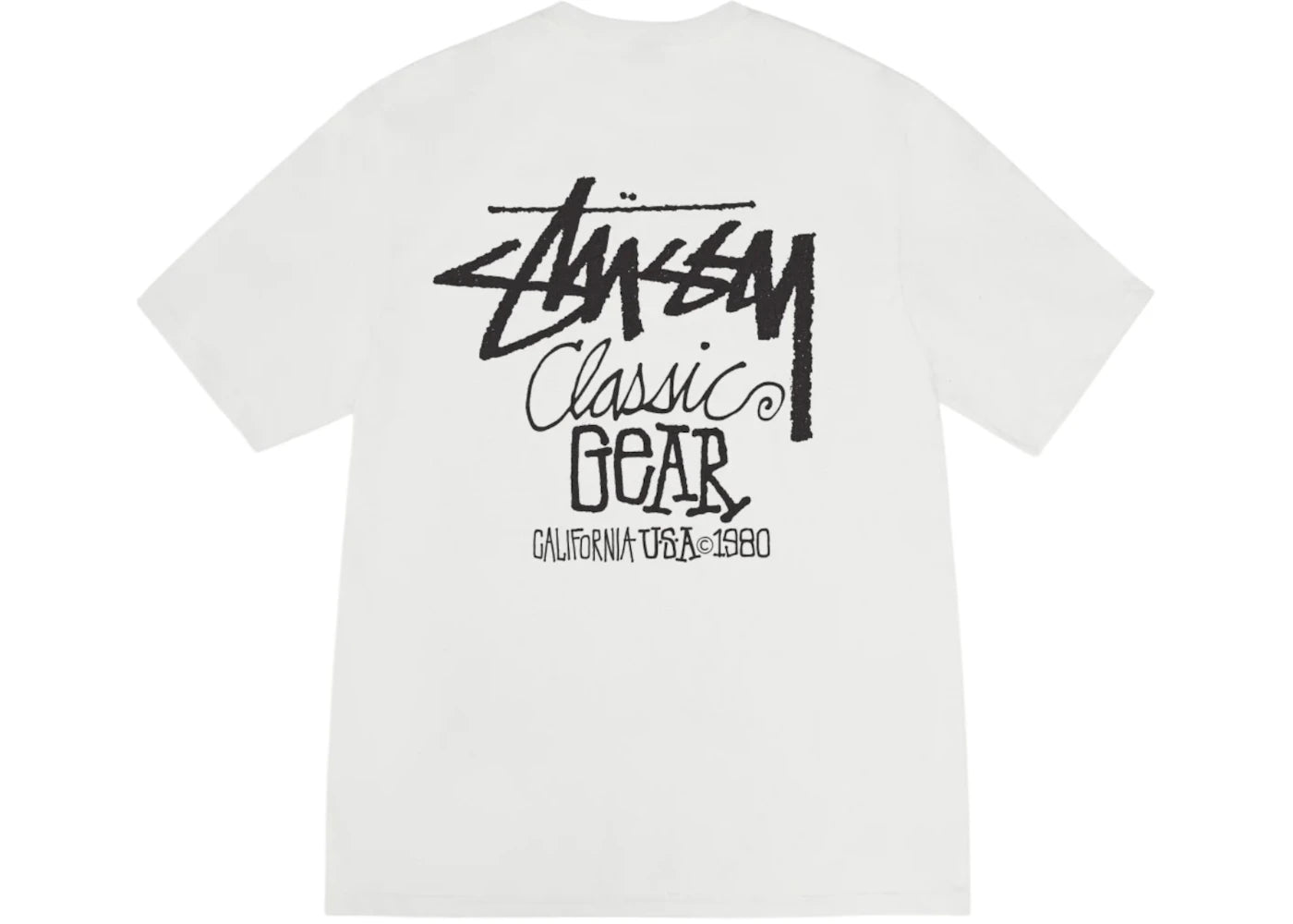 Stussy Classic Gear Pigment Dyed Tee Natural