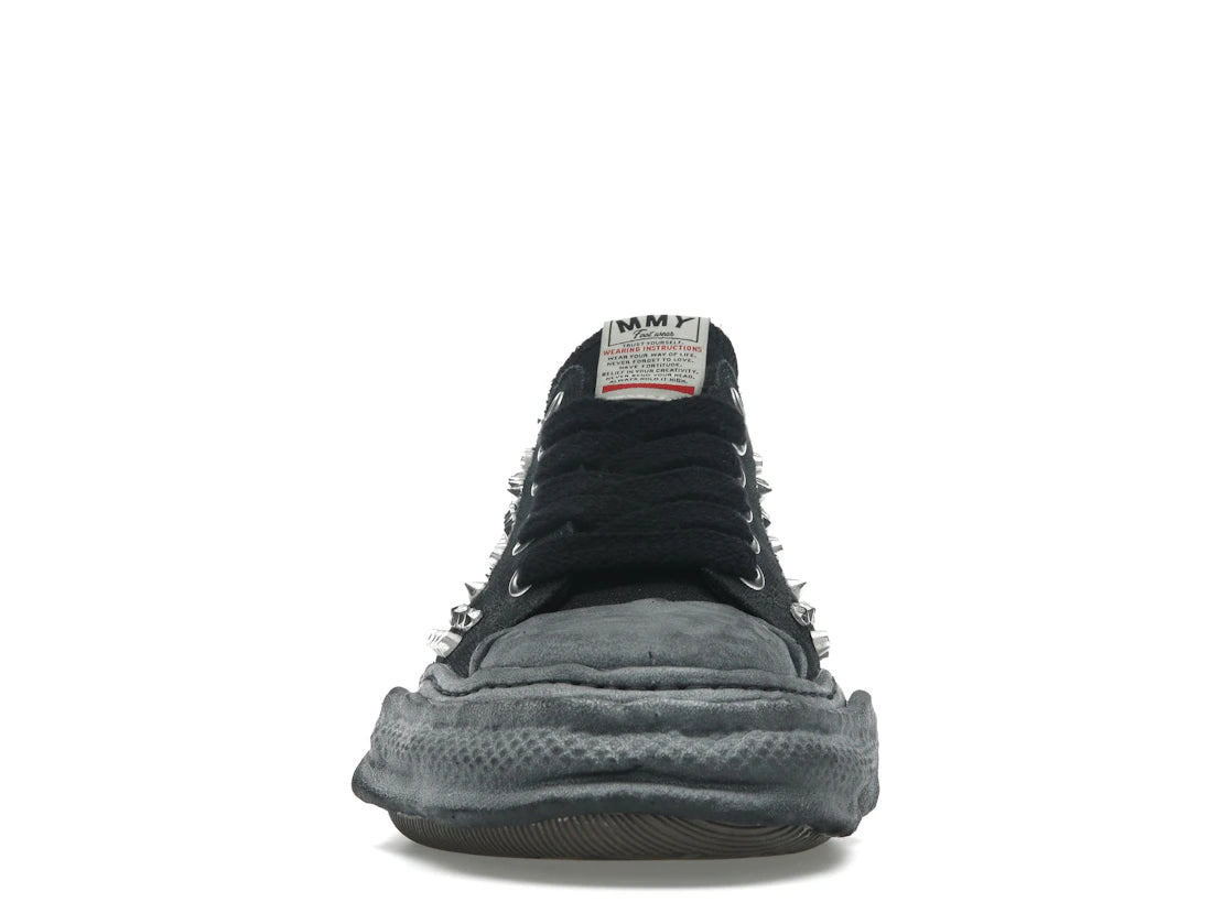 Maison Mihara Yasuhiro Peterson 23 OG Sole Studded Canvas Low Black Black