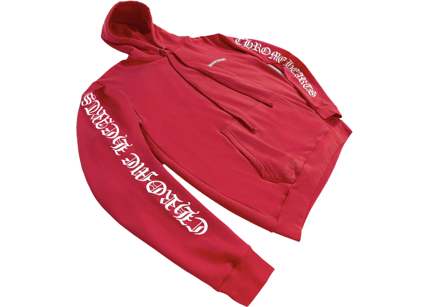 Chrome Hearts Red Hoodie Red/White