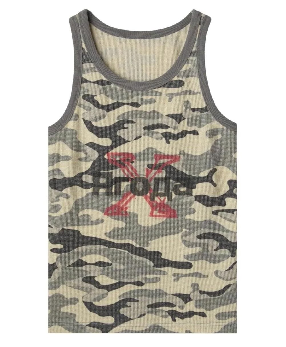 GV Gallery Raspberry Hills Waffle Snow Tank Top