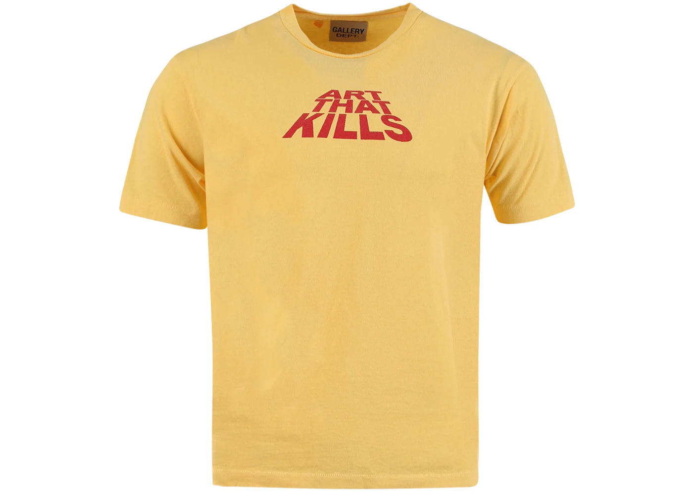 Gallery Dept. Art That Kills Logo T-Shirt Yellow
