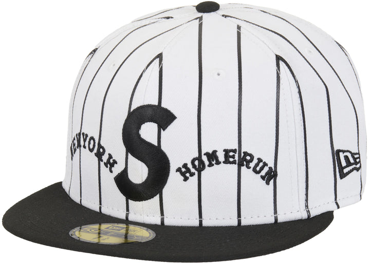 Supreme Homerun S Logo New Era 59Fifty Hat White