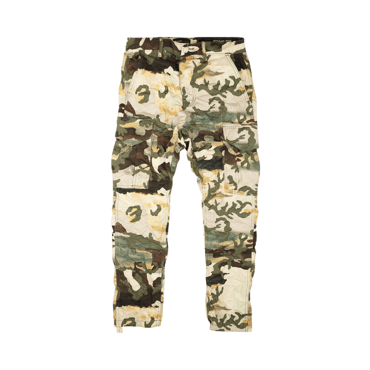 PURPLE BRAND Twill Camo Cargo Pants 'Multicolor'