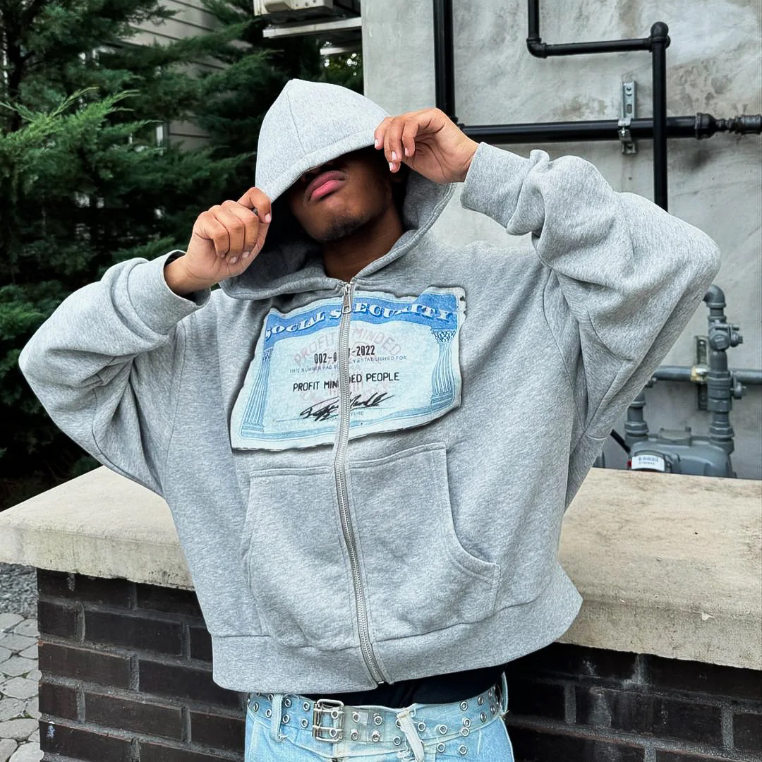 Profit Minded SSN Jacket Grey