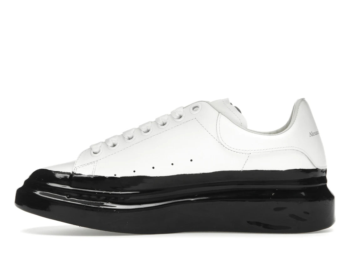Alexander McQueen Oversized Paint Dipped White Black