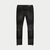 GODSPEED 4EVER CHAIN STITCH JEANS BLACK