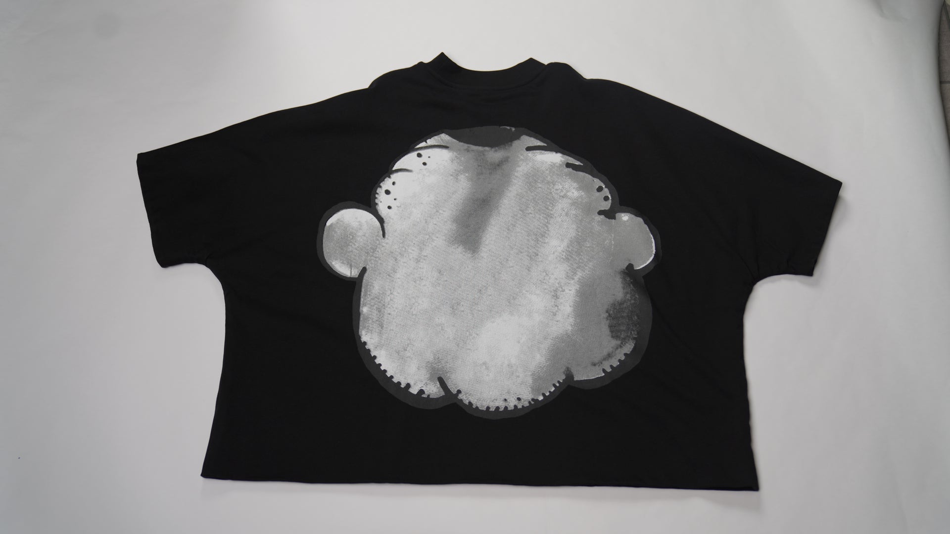 BILLIONAIRE STUDIOS BLOO FROWN TEE BLACK
