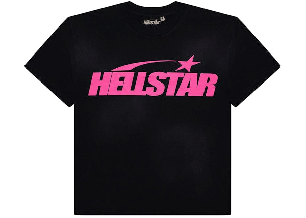 Hellstar Classic T-shirt (Regular Print) Black/Pink