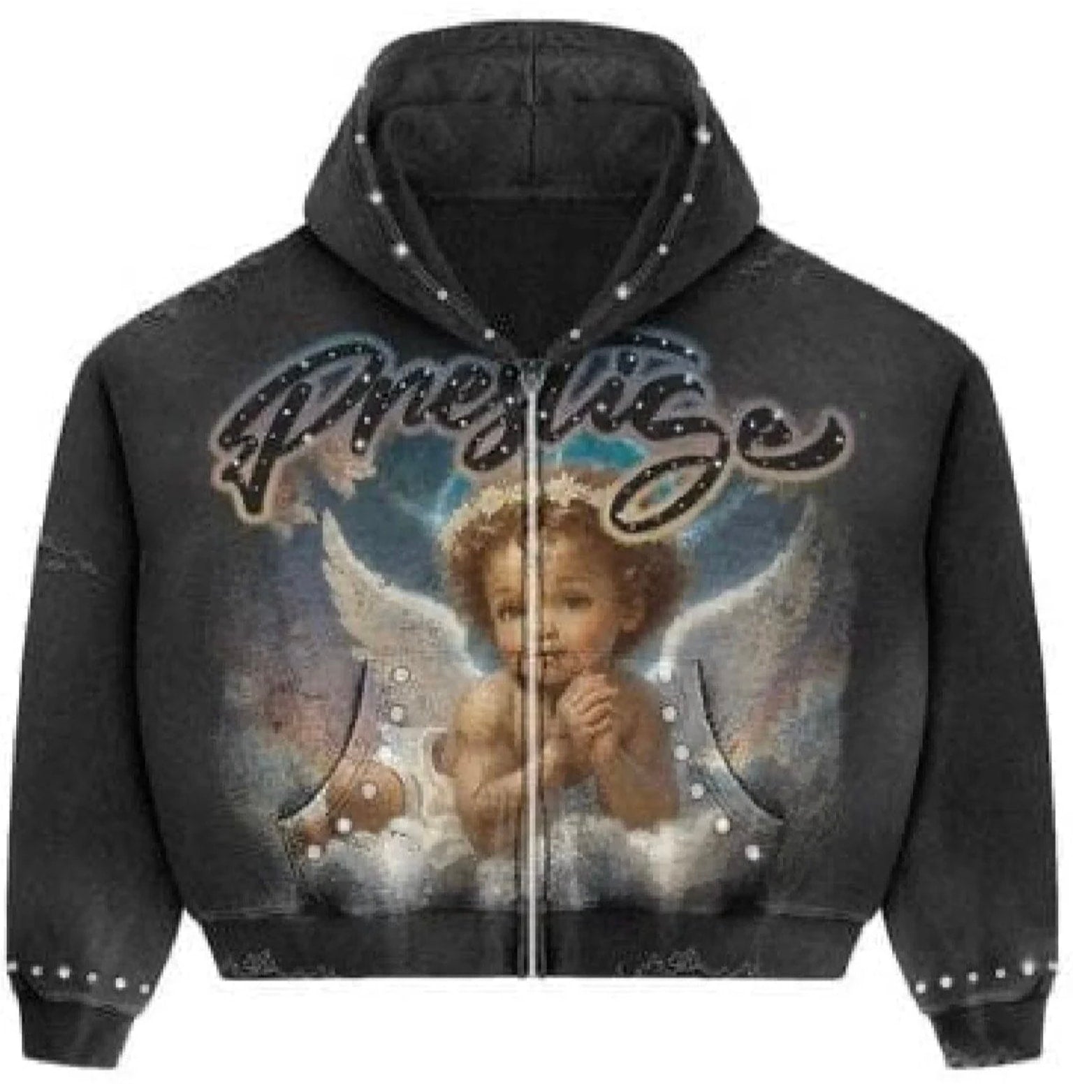 Prestige Angel Hoodie Black