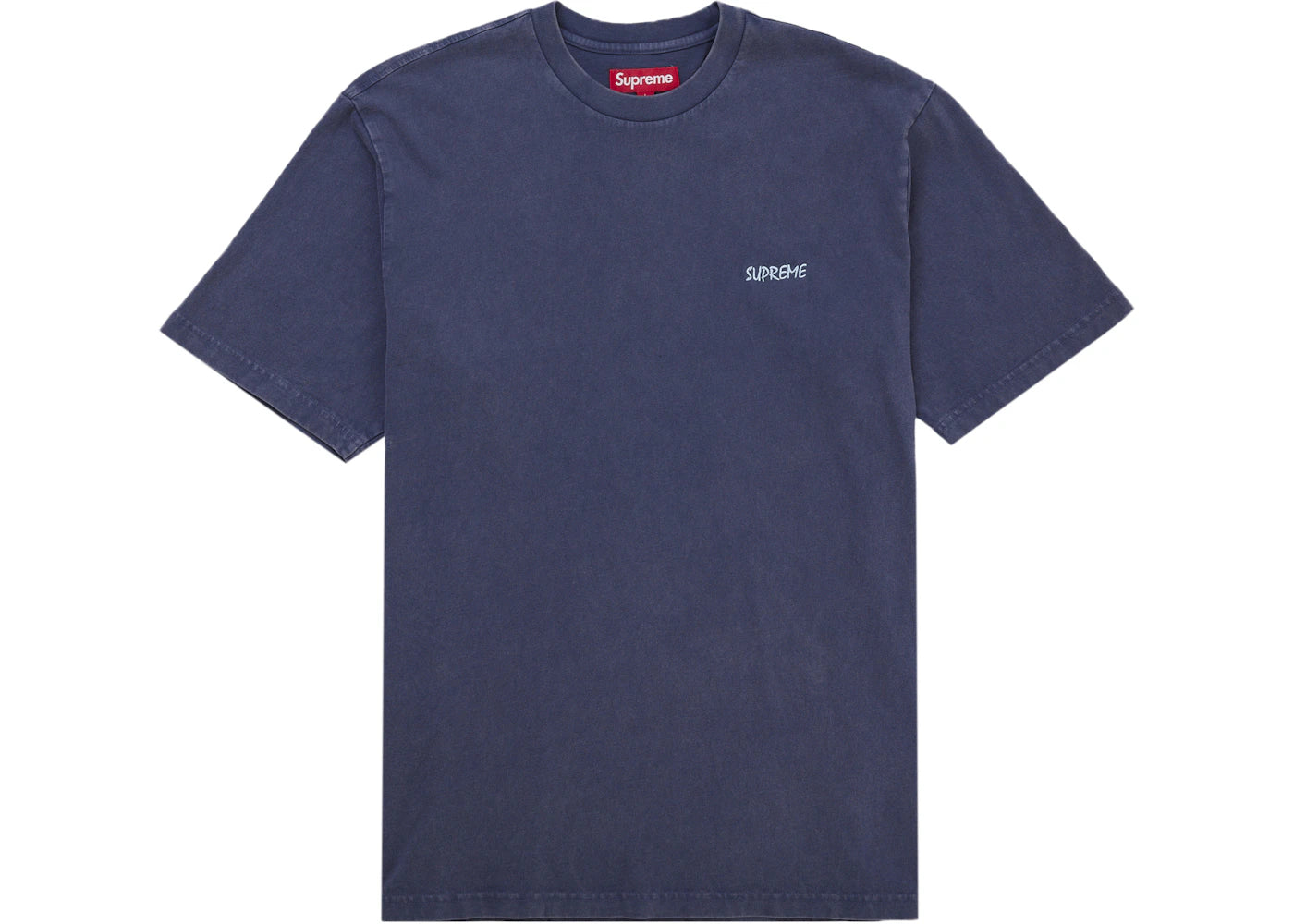 Supreme Washed S/S Top Navy