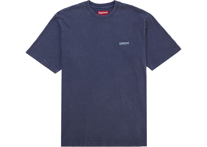 Supreme Washed S/S Top Navy