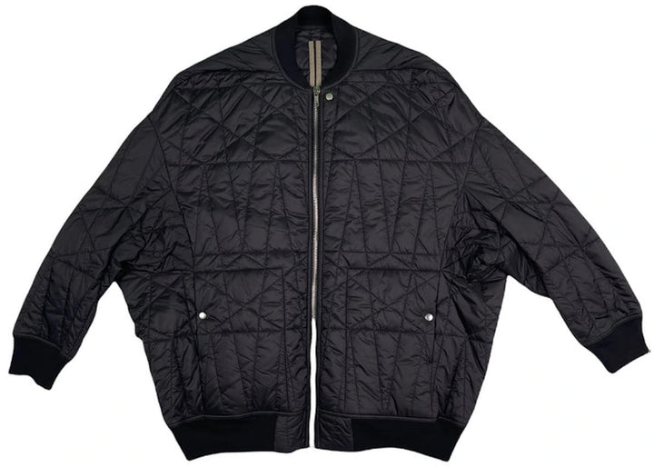 Rick Owens DRKSHDW Quilted Jumbo Flight Jacket Black