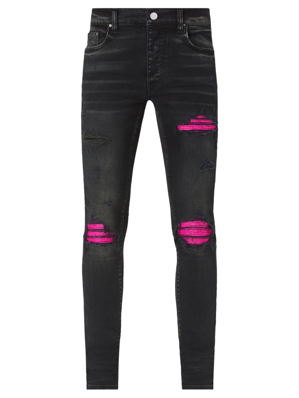 Amiri Jeans Black Pink