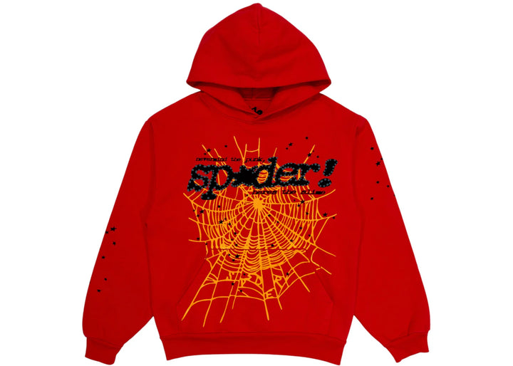 Sp5der P*NK V2 Hoodie Red
