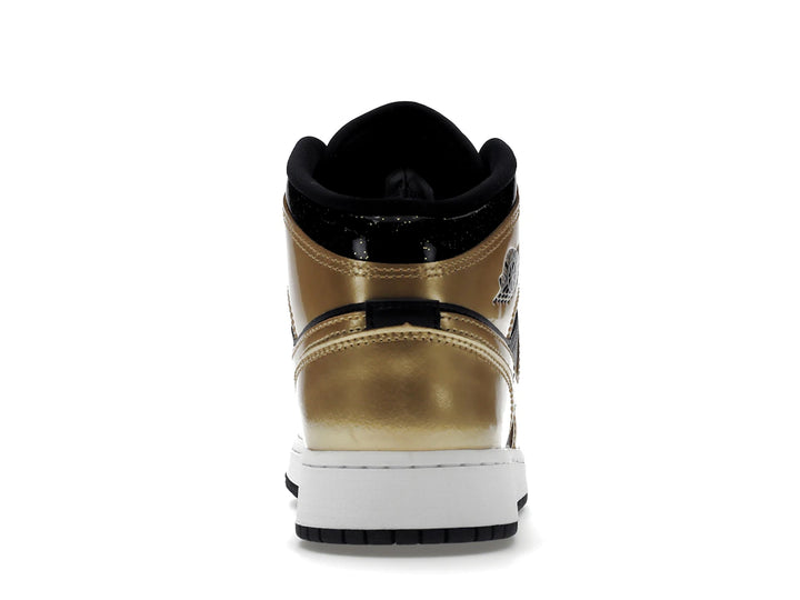 Jordan 1 Mid SE Metallic Gold Black (GS)