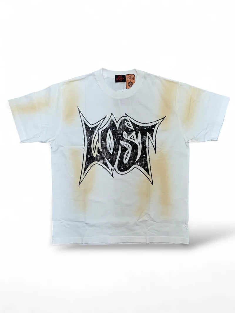 LOST INTRICACY Lost Outline White T-Shirt