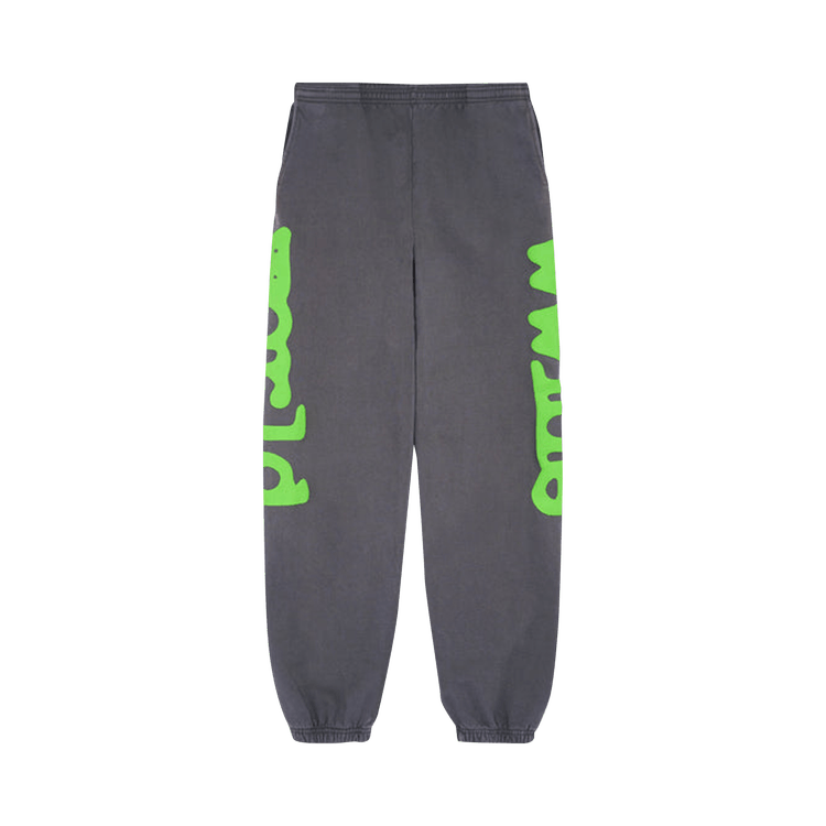 Sp5der Beluga Sweatpants 'Slate Grey/Green'