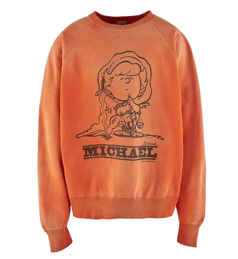 Saint Michael x Peanuts Crewneck Sweatshirt