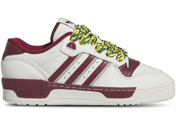 adidas Rivalry Low White Maroon Yellow