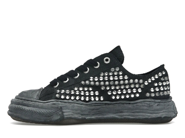 Maison Mihara Yasuhiro Peterson 23 OG Sole Studded Canvas Low Black Black