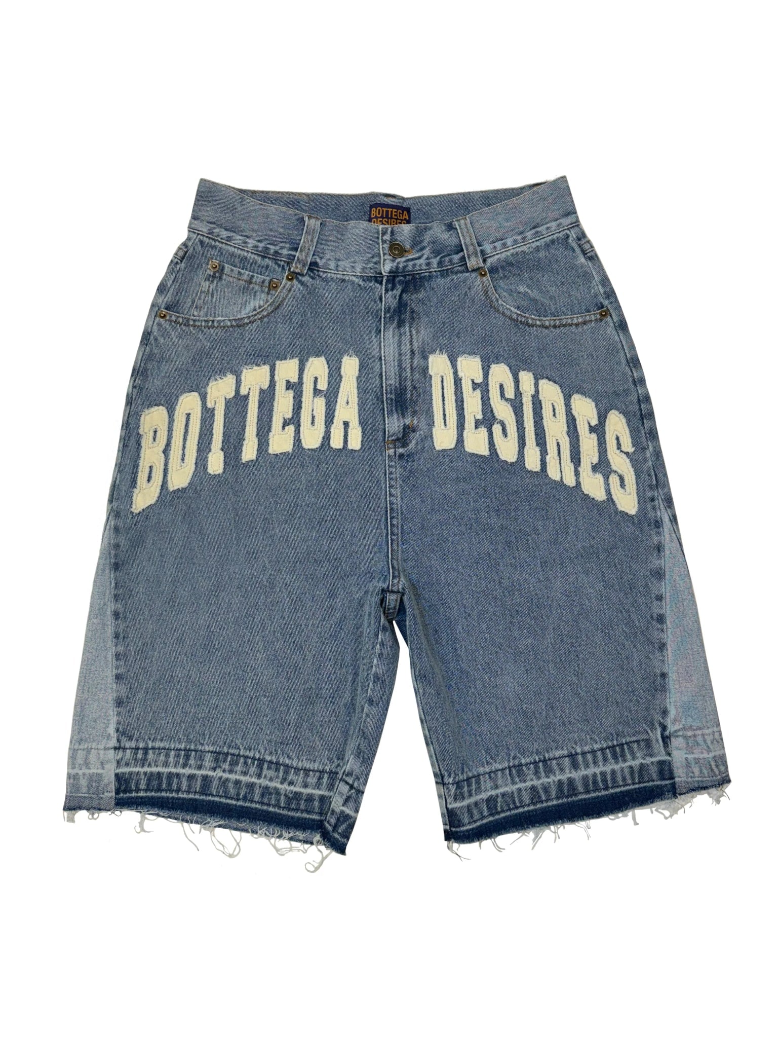Bottega Desires Denim Shorts Blue