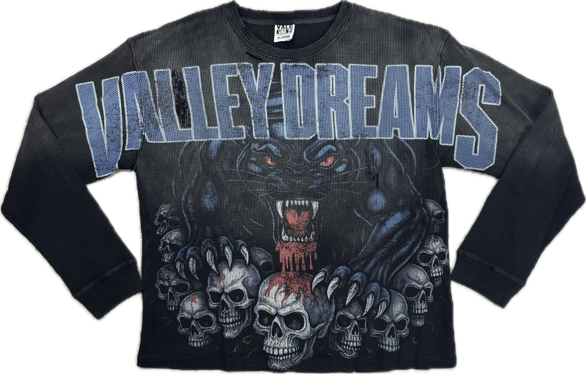 VALE CAT MONSTER SKULL LONG SLEEVE THERMAL