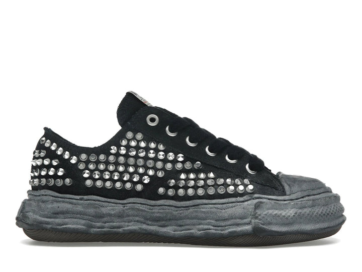 Maison Mihara Yasuhiro Peterson 23 OG Sole Studded Canvas Low Black Black