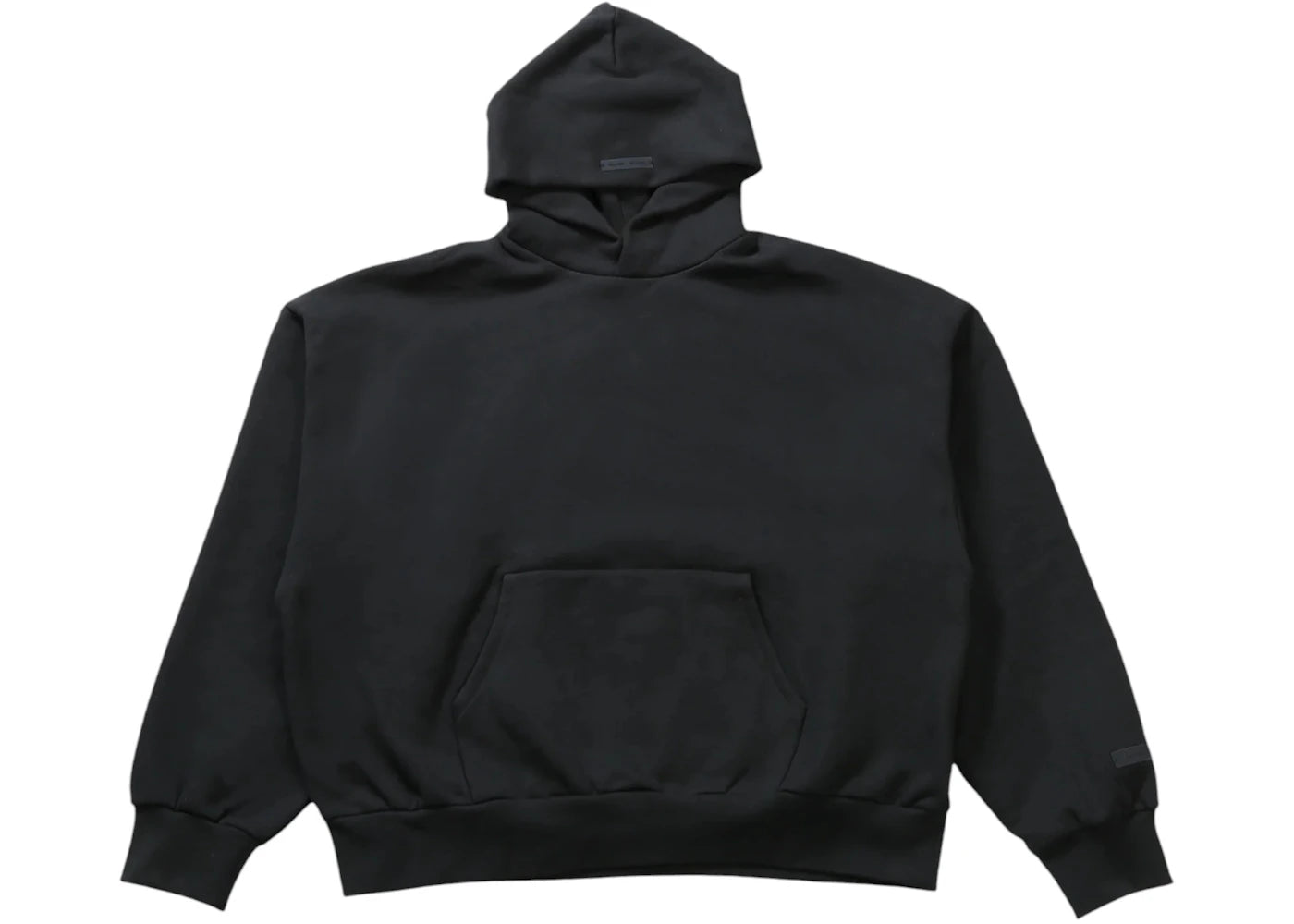 Fear of God Essentials Classic Fit Fleece Hoodie Jet Black