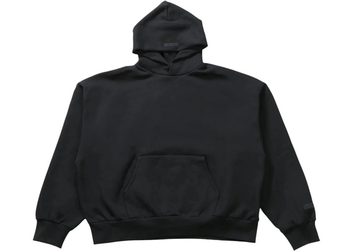 Fear of God Essentials Classic Fit Fleece Hoodie Jet Black