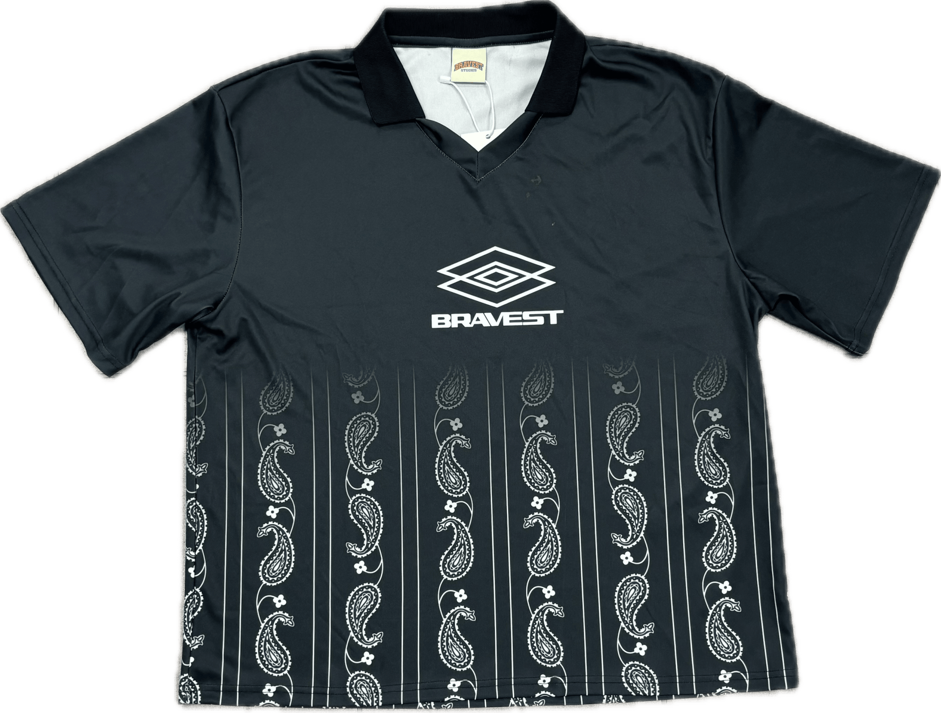 BRAVEST SOCCER JERSEY - BLACK