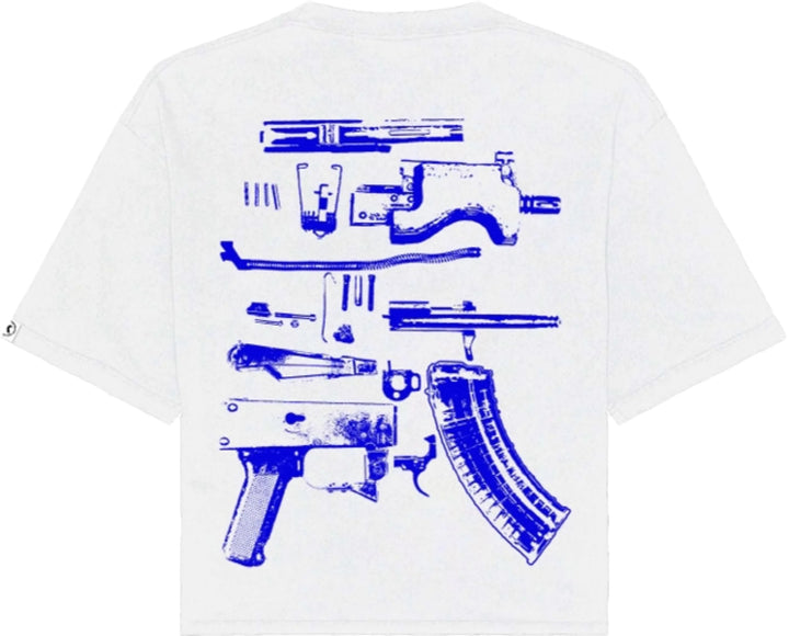KIXKS IN DRACO WE TRUST TEE WHITE/BLUE